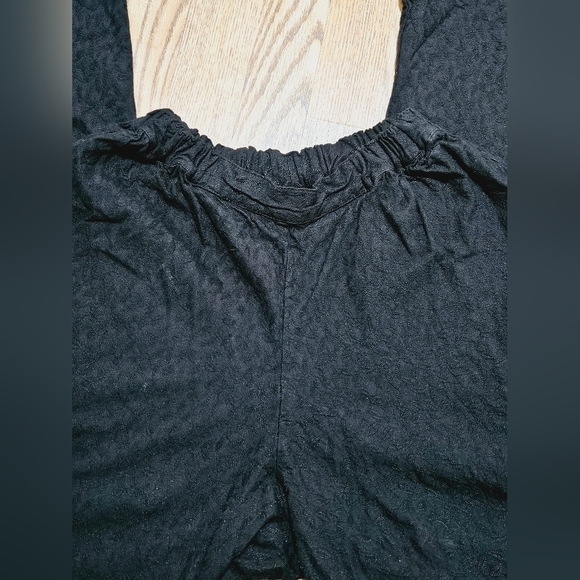 FLAX BY JEANNE ENGELHART Black Wide Leg Pants - Picture 6 of 7